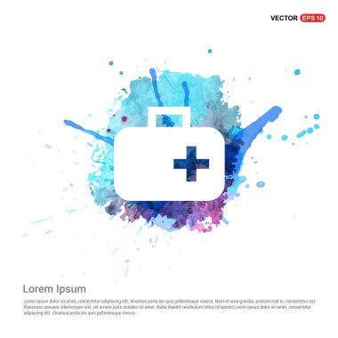 İlk yardım çantası simgesi