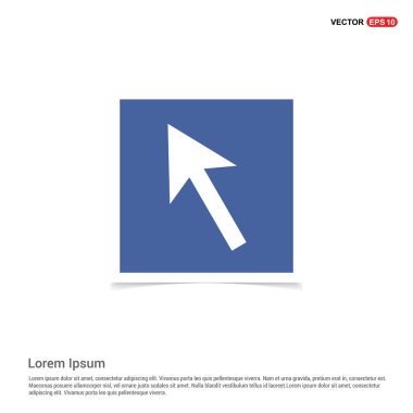 yukarı ve sol çapraz ok simgesi