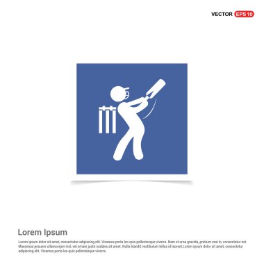 Kriket player simgesi