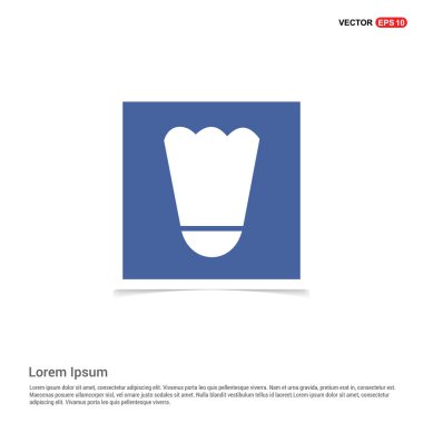 Badminton düz simgesi