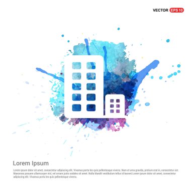 binalar düz simgesi