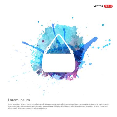 el çantası düz simgesi