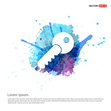 anahtar düz simgesi