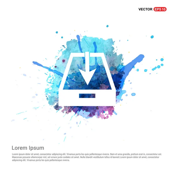 Arşiv kutusu ile ok simgesi