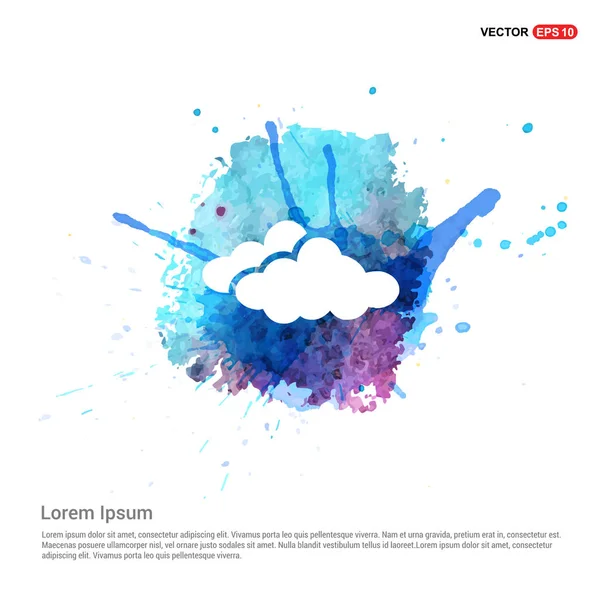 Clouds tiempo icono — Vector de stock