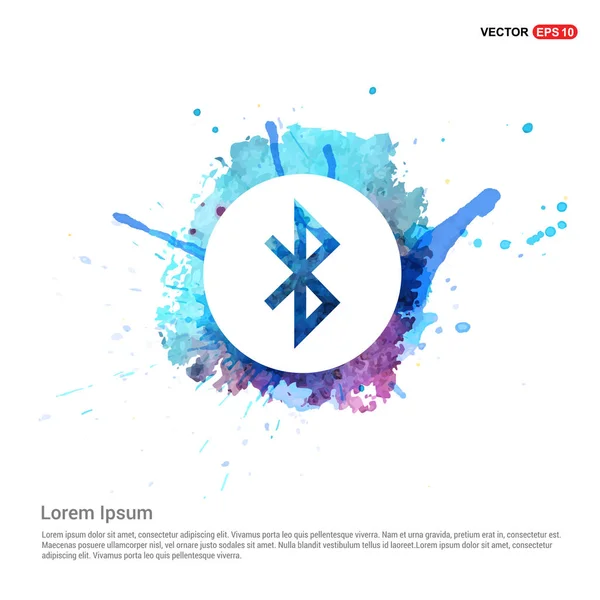 Ikon web Bluetooth - Stok Vektor