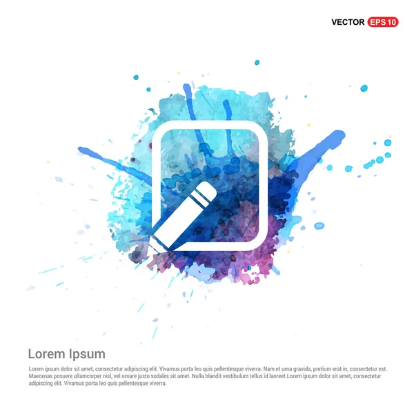 Düz tasarım kalem simgesi