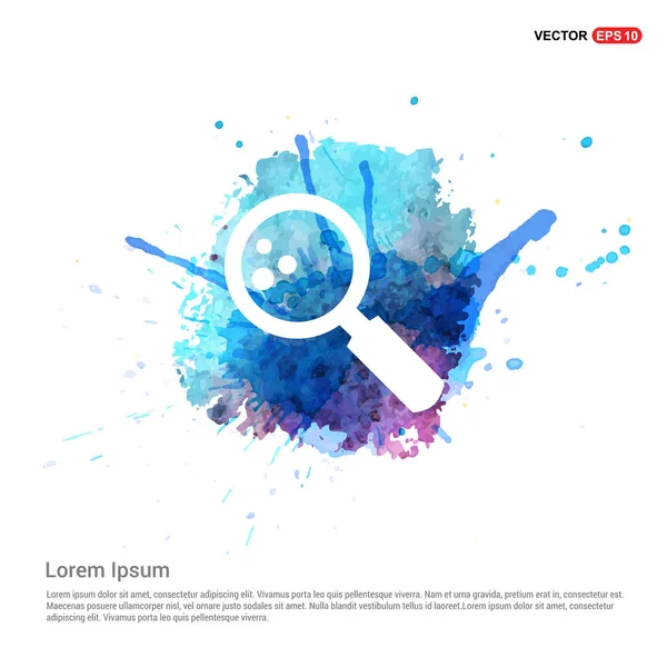 Büyüteç düz simge