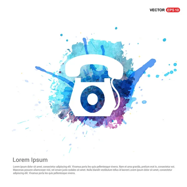 Web simgesi telefon düğmesini