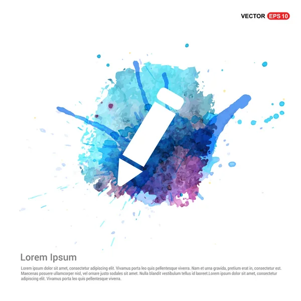 Düz tasarım kalem simgesi