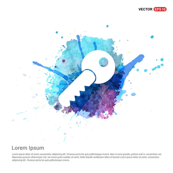 anahtar düz simgesi