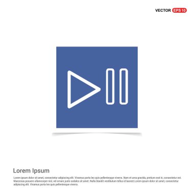 Media player düğmesi duraklatmak 