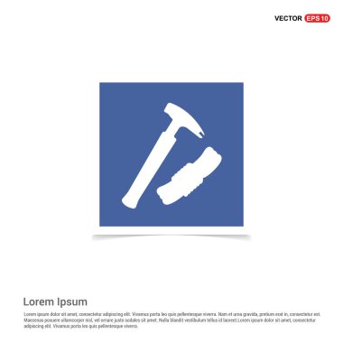 Onarım Araçları düz simgesi 