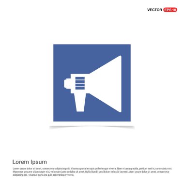 megafon veya hoparlör simgesini