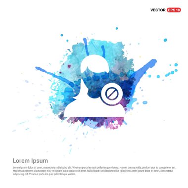 Blok kullanıcı simgesi