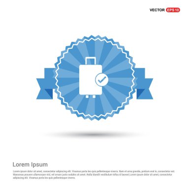 seyahat çantası simgesi