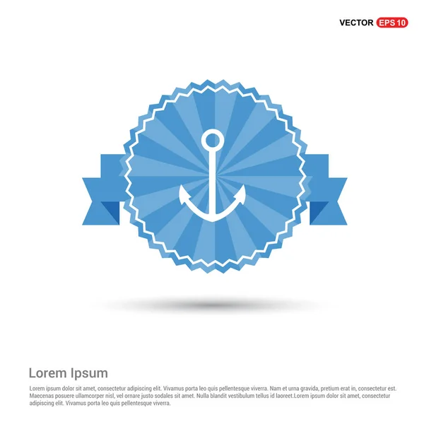 Nautical anchor icon — Stock Vector