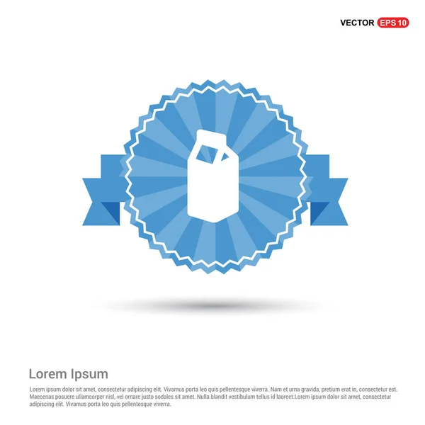 Icono del paquete de leche — Vector de stock