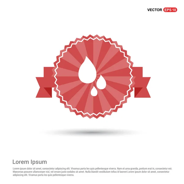 Gouttelettes d'eau icône — Image vectorielle