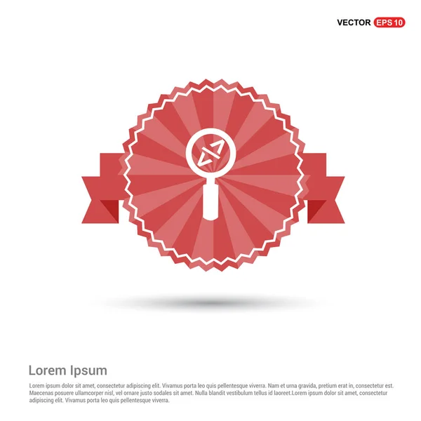 Icono de lupa — Vector de stock