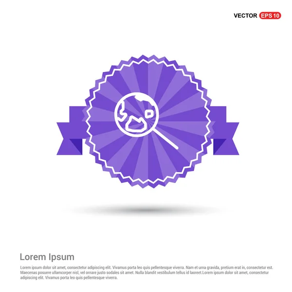 Icono de línea de lupa — Vector de stock