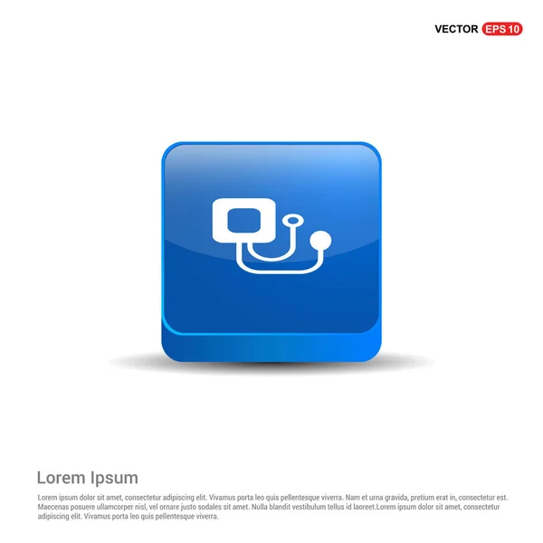 Medische tonometer pictogram — Stockvector