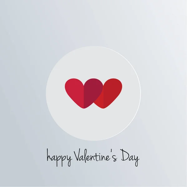stock vector happy Valentine's day card