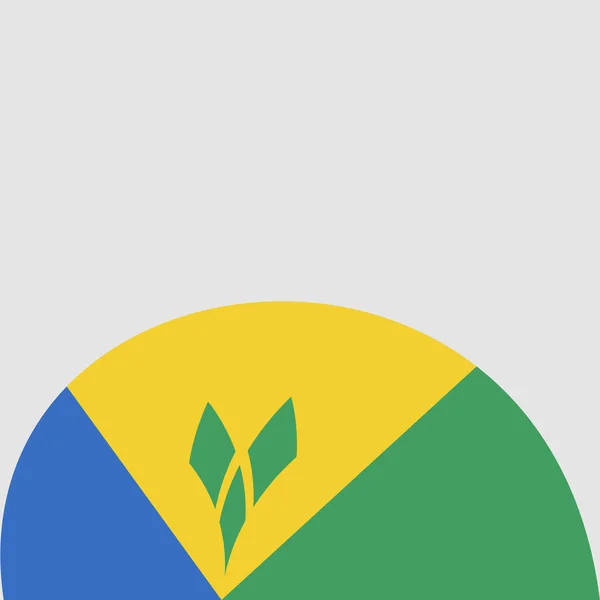 Flag design template — Stock Vector