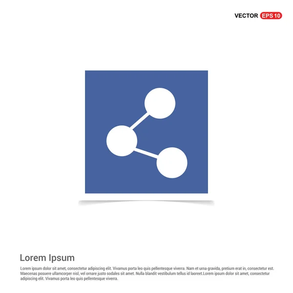 Wetenschap molecuul pictogram — Stockvector