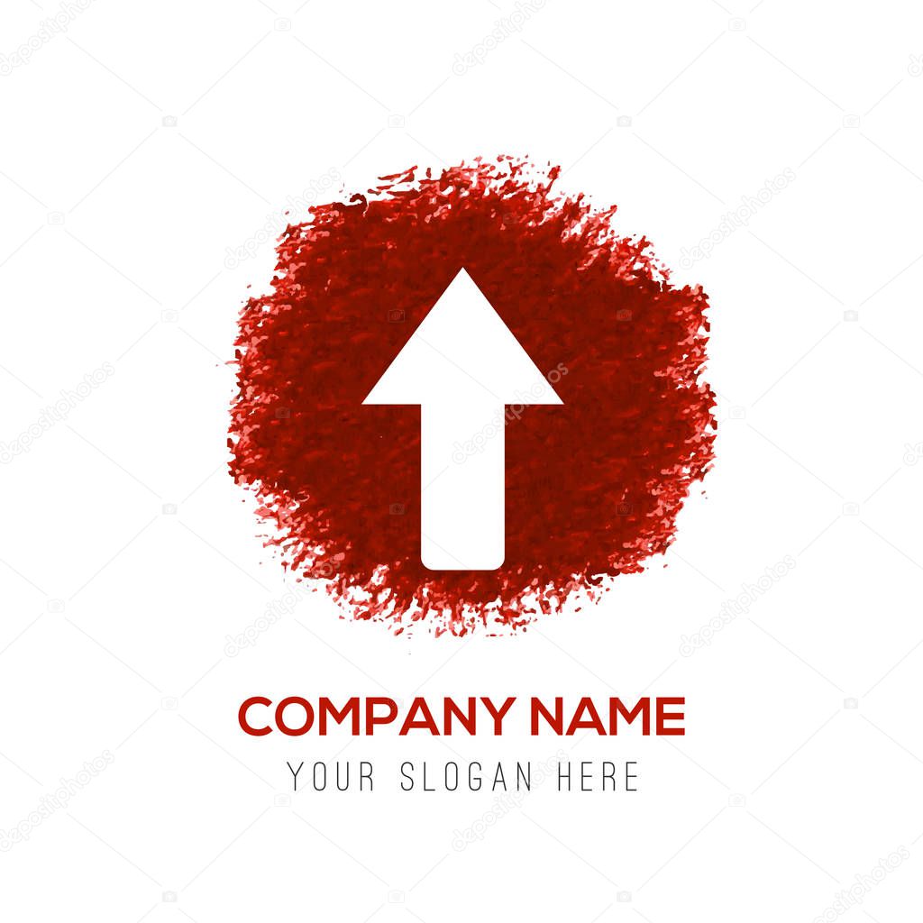 Business logo up arrow icon, cursor icon, vector illustration