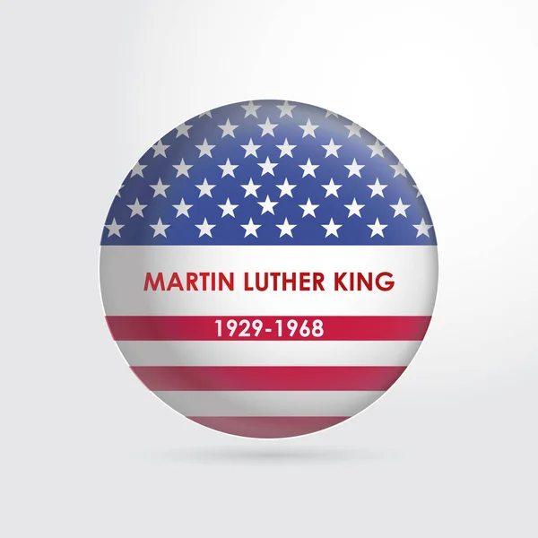 Martin Luther King Day Card — Stock Vector