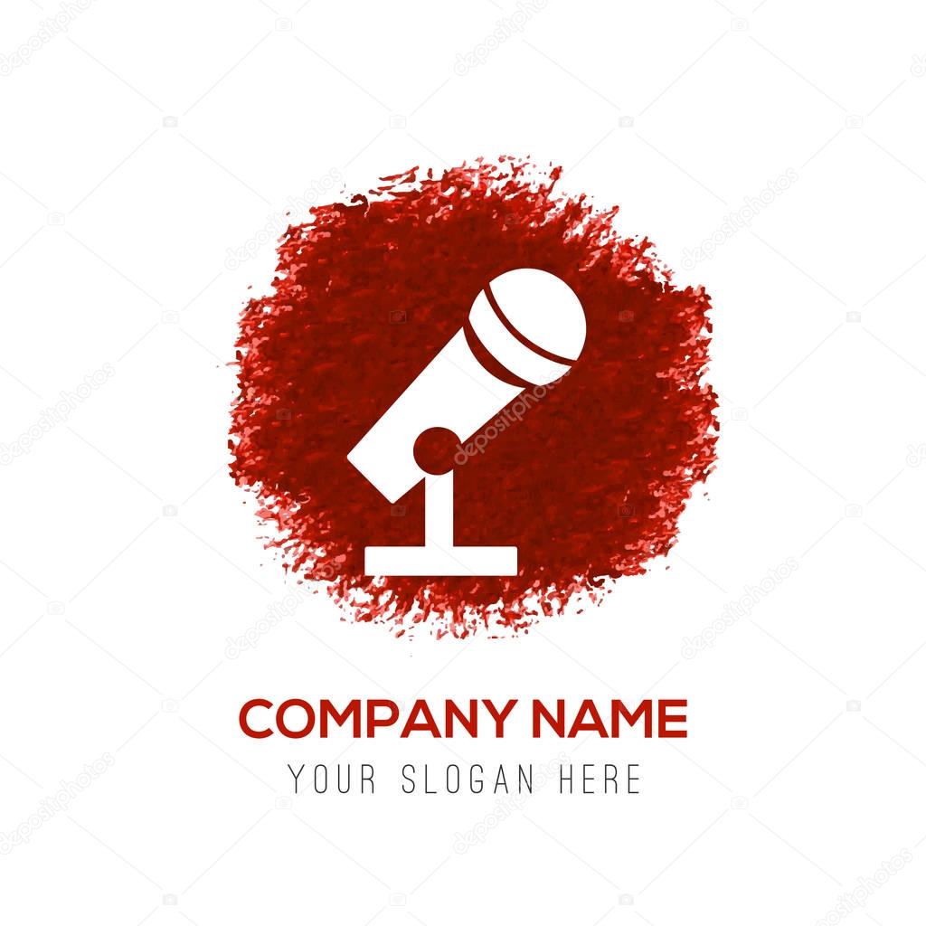Business logo with Microphone Recording icon, pictogram icon. Vector Illustration