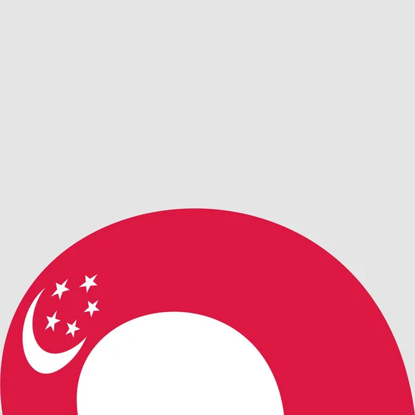 Modèle de conception de drapeau — Image vectorielle