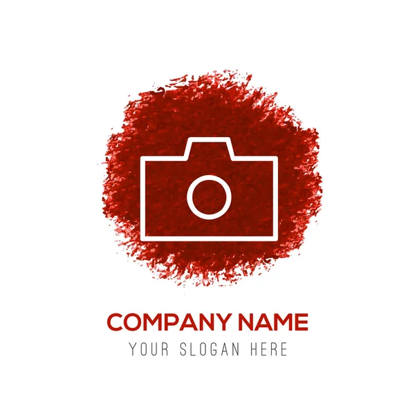 Photo camera flat icon — Stock Vector