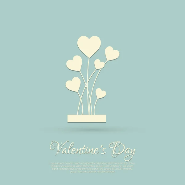 Happy Valentine's day card — Stock Vector