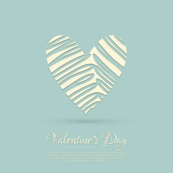 Feliz tarjeta de San Valentín — Vector de stock