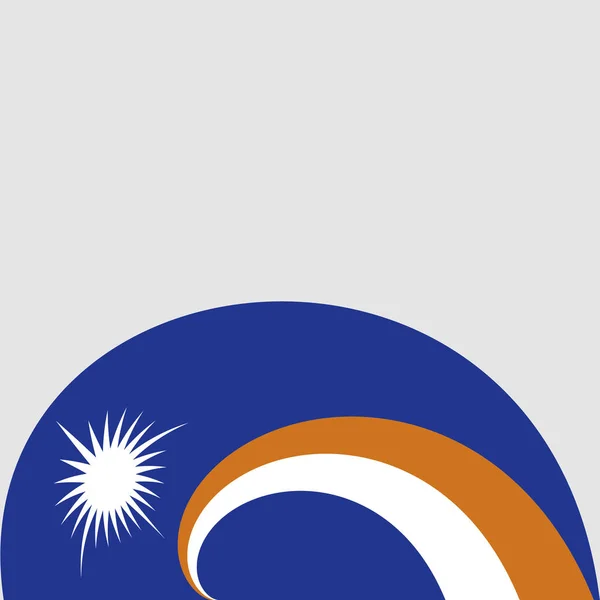 Vlag van de ontwerpsjabloon — Stockvector