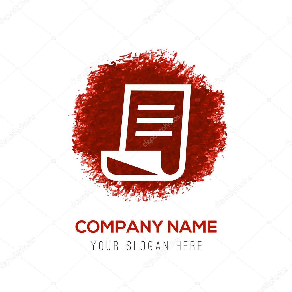 Text document icon. vector illustration
