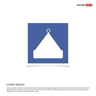 Noel şapka düz simgesi 