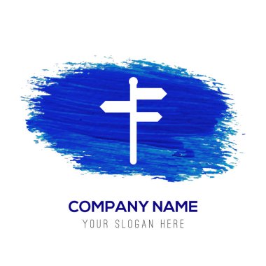 yön tabelası düz simgesi 