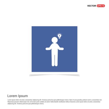 fikir simgesi olan adam