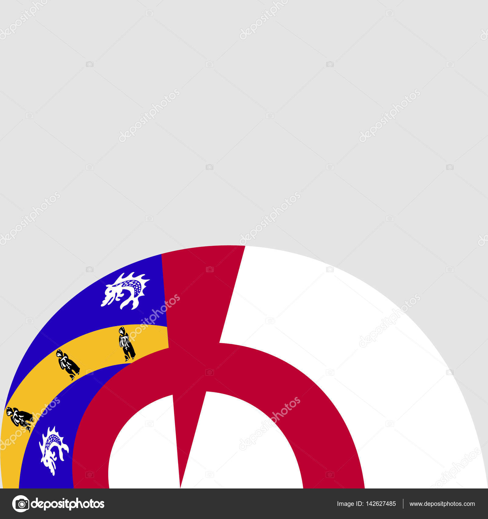 Flag design template Stock Vector Image by ??ibrandify 142627485