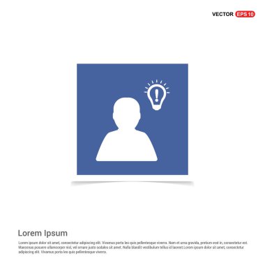 fikir simgesi olan adam