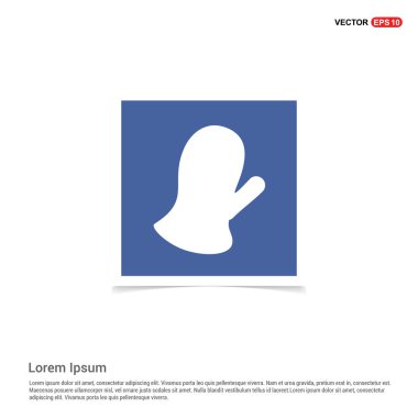 Kış mitten simgesi