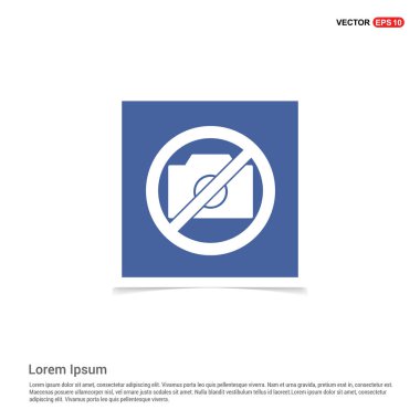 Değil izin fotoğraf kamera simgesi