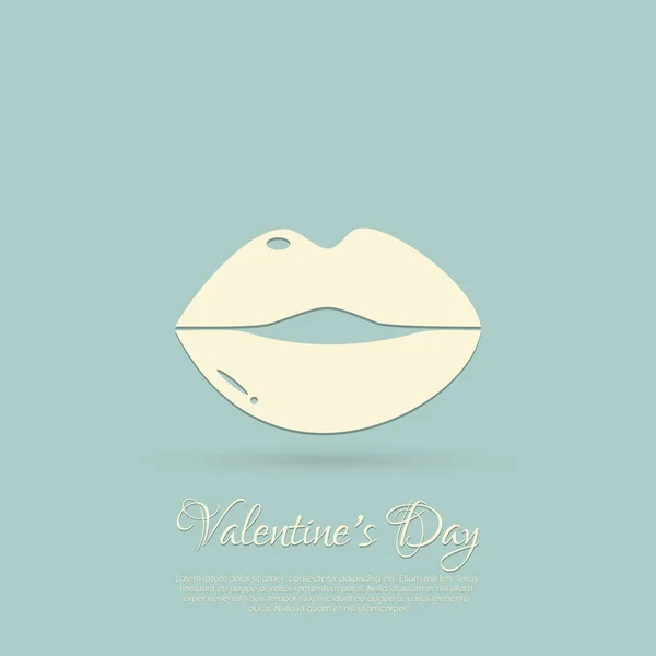 San Valentino Holiday Card — Vettoriale Stock