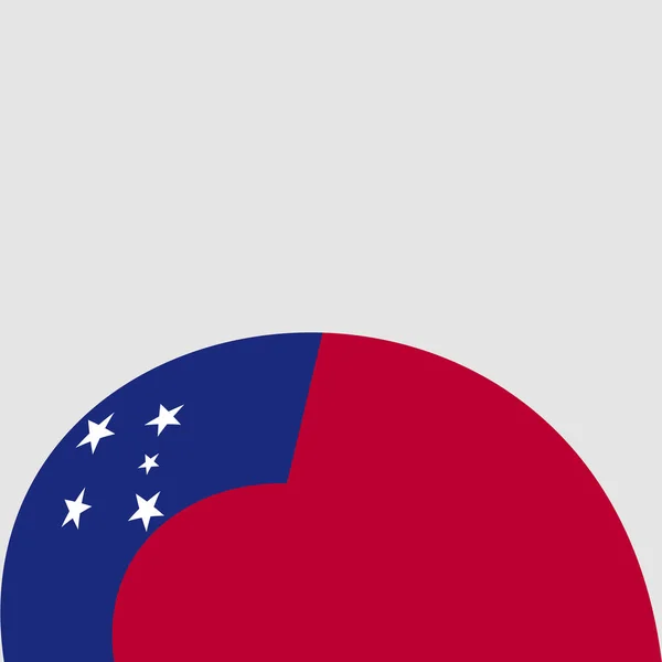 Flag design template — Stock Vector