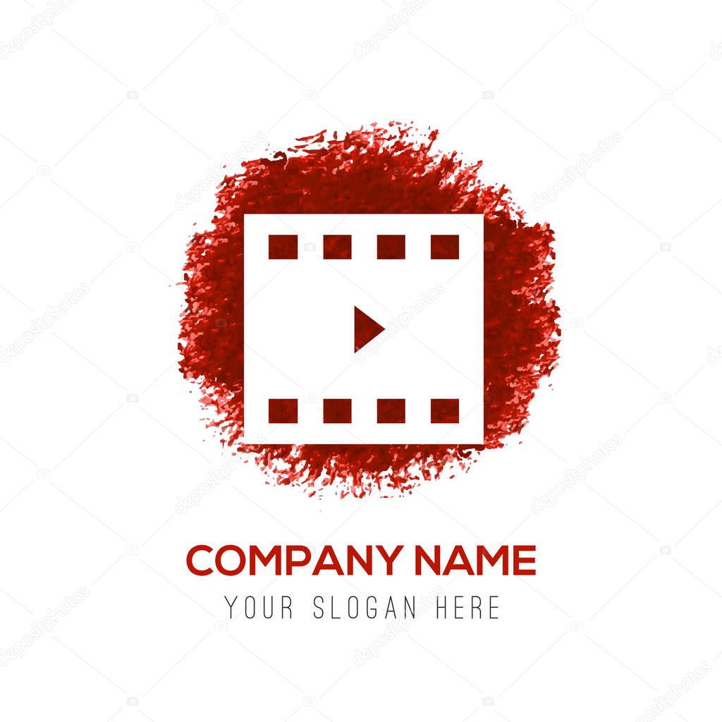 Film strip icon. vector illustration