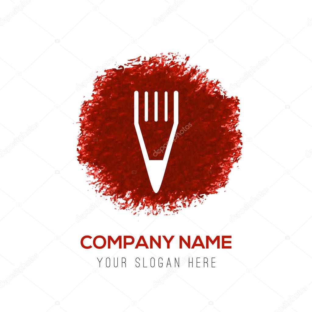 Business logo with Flat design pencil icon, vector illustration. Flat color design style
