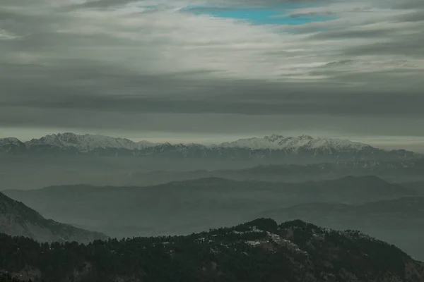 Panorama of Winter Mountains — Stock Photo, Image